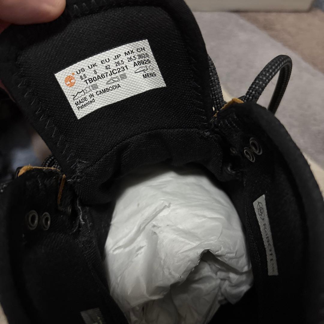 ティンバーランドブーツtimberland靴登山おすすめアウトドア26.5cm