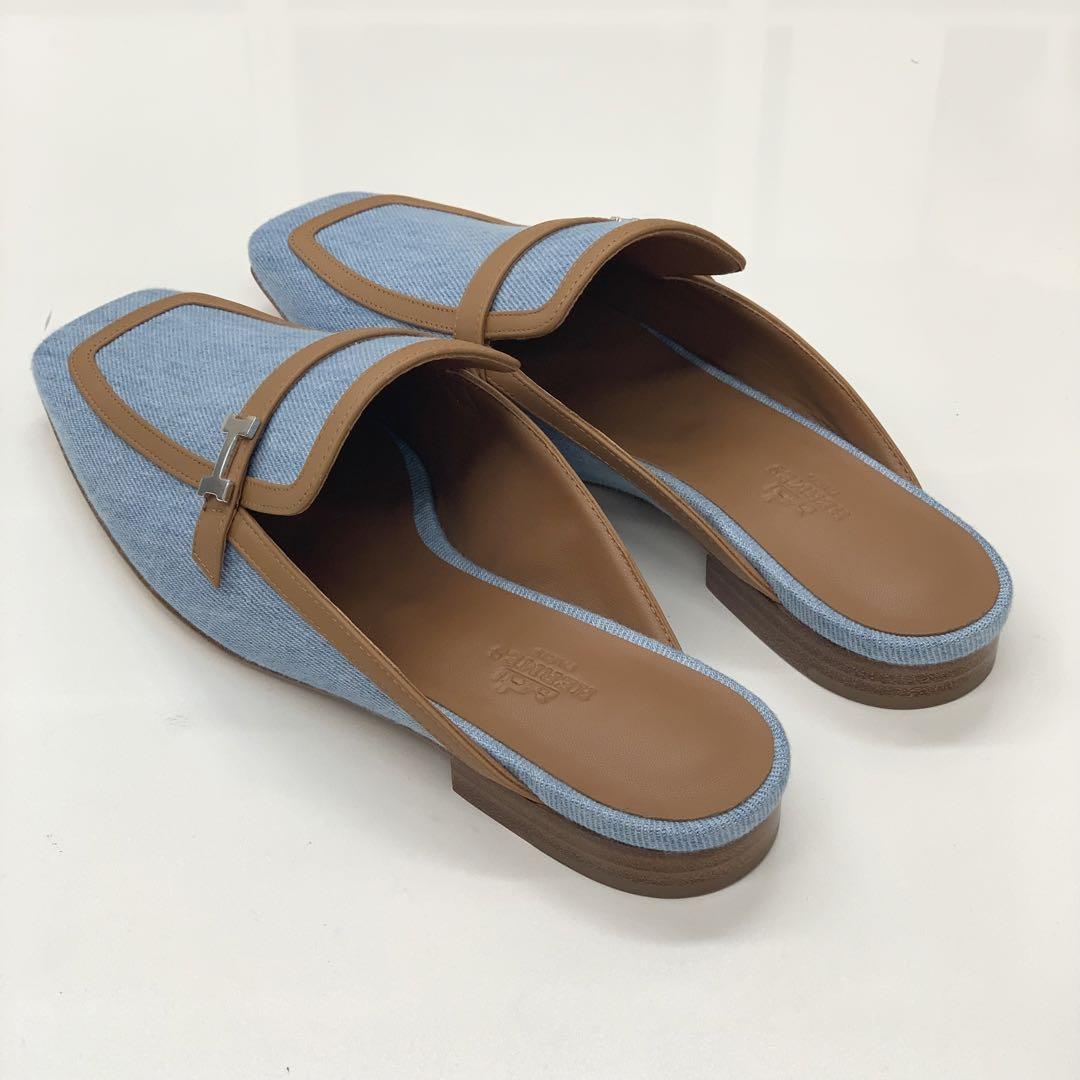 エルメス HERMES グルーピー フラットシューズ 靴 シューズ