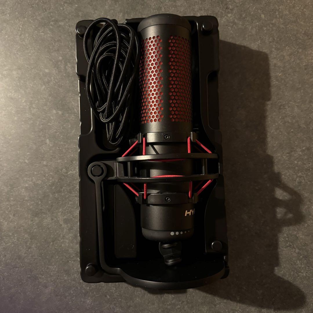 【美品】HyperX QuadCast スタンドアロンマイク ストリーマー