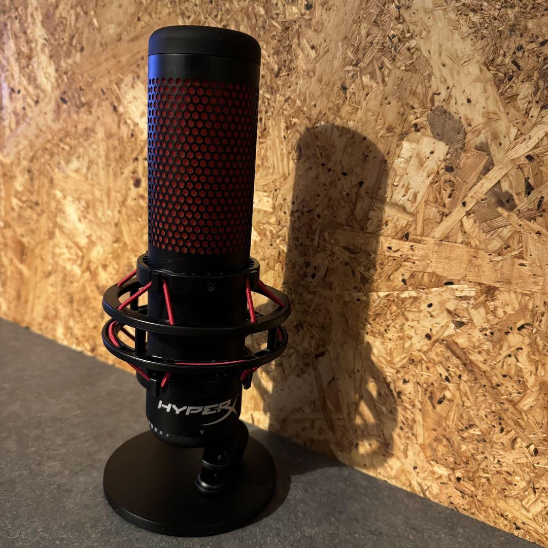 【美品】HyperX QuadCast スタンドアロンマイク ストリーマー