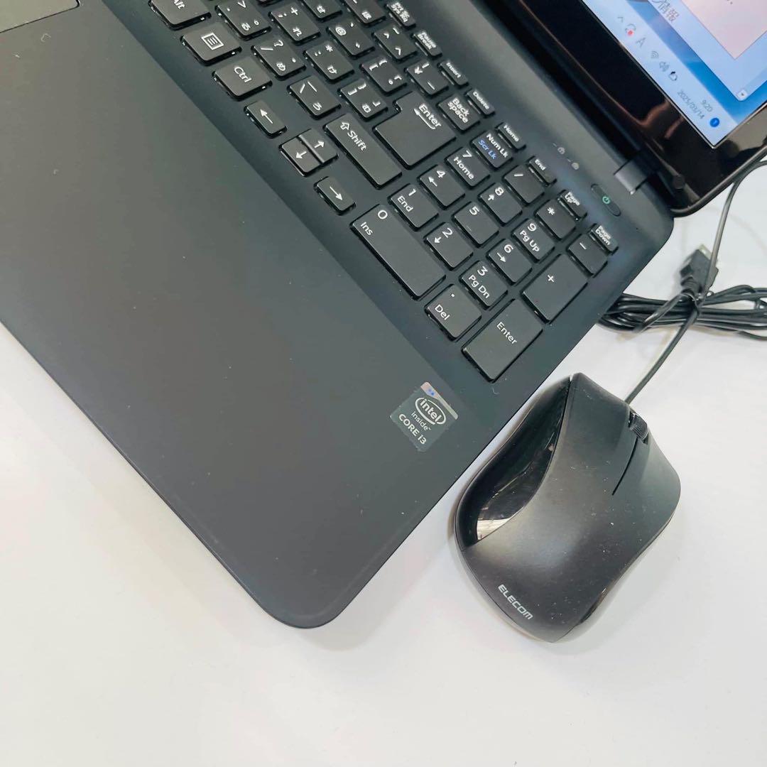 T239 SONYVAIOノートパソコンWebカメラSSD高速Windows11