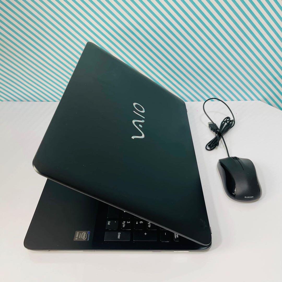 T239 SONYVAIOノートパソコンWebカメラSSD高速Windows11