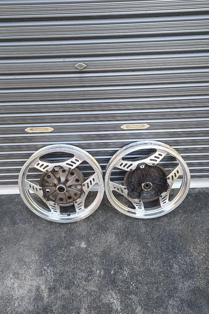 CBX550F前後ホイールセットレストアベー、CBX400F