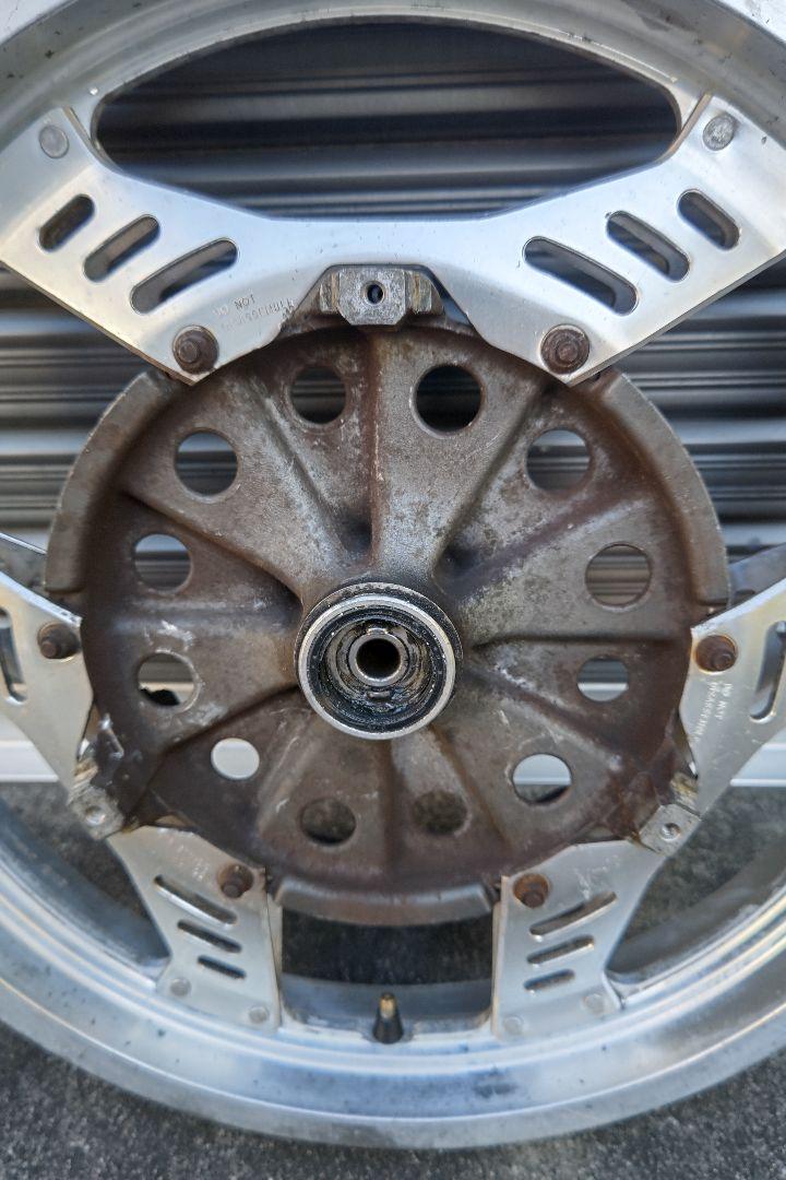 CBX550F前後ホイールセットレストアベー、CBX400F