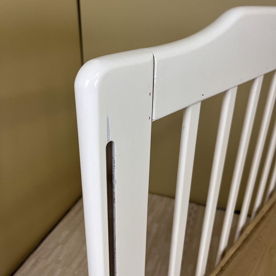☆除菌清掃済☆　☆綺麗☆　カトージ　タチベッド　ホワイト　すのこ床板