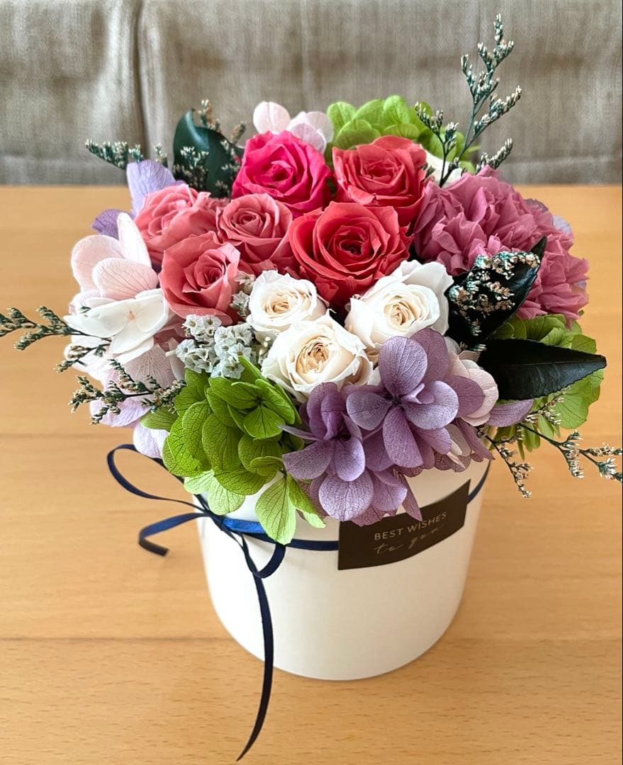 ..華やかなローズアレンジ..＊°.秋色