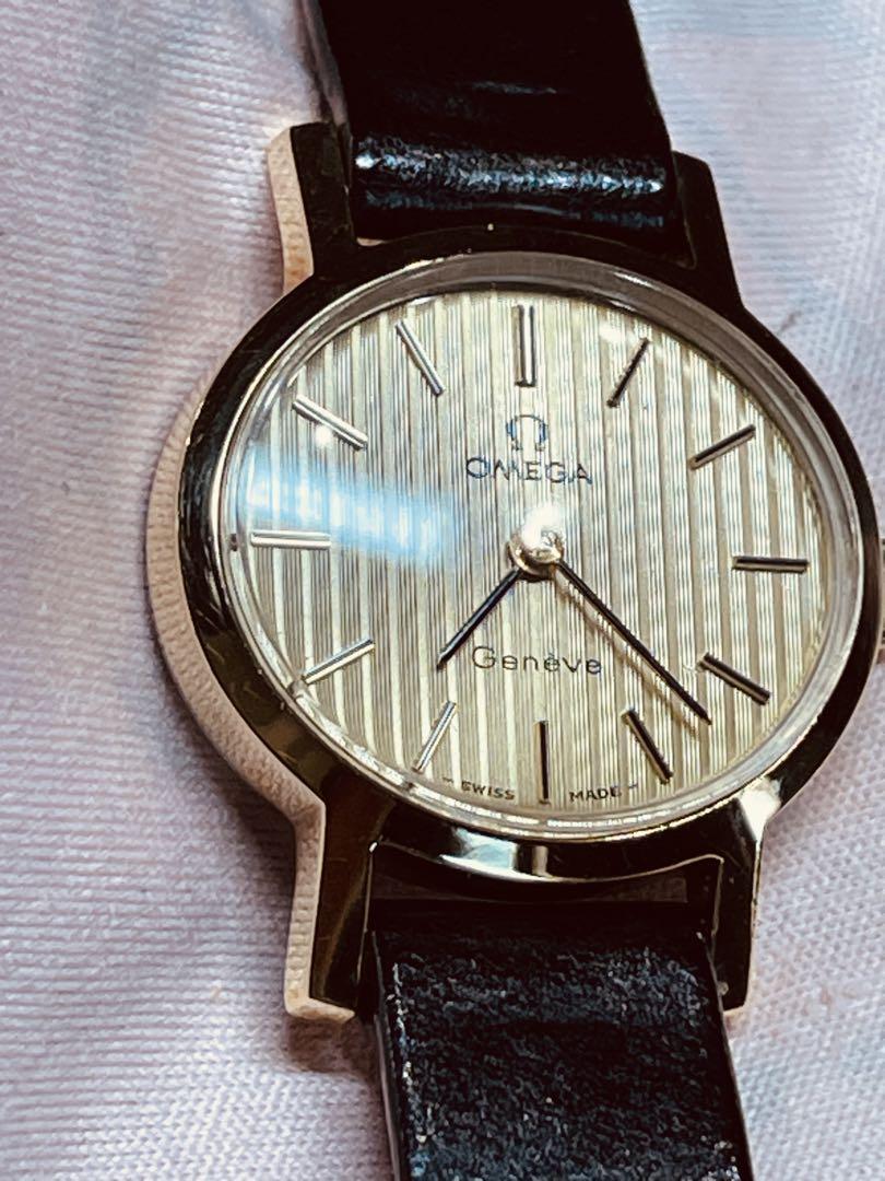 OMEGA レディース手巻き順調稼働　純正尾錠・ベルト・箱　タグ・裏シール付　美