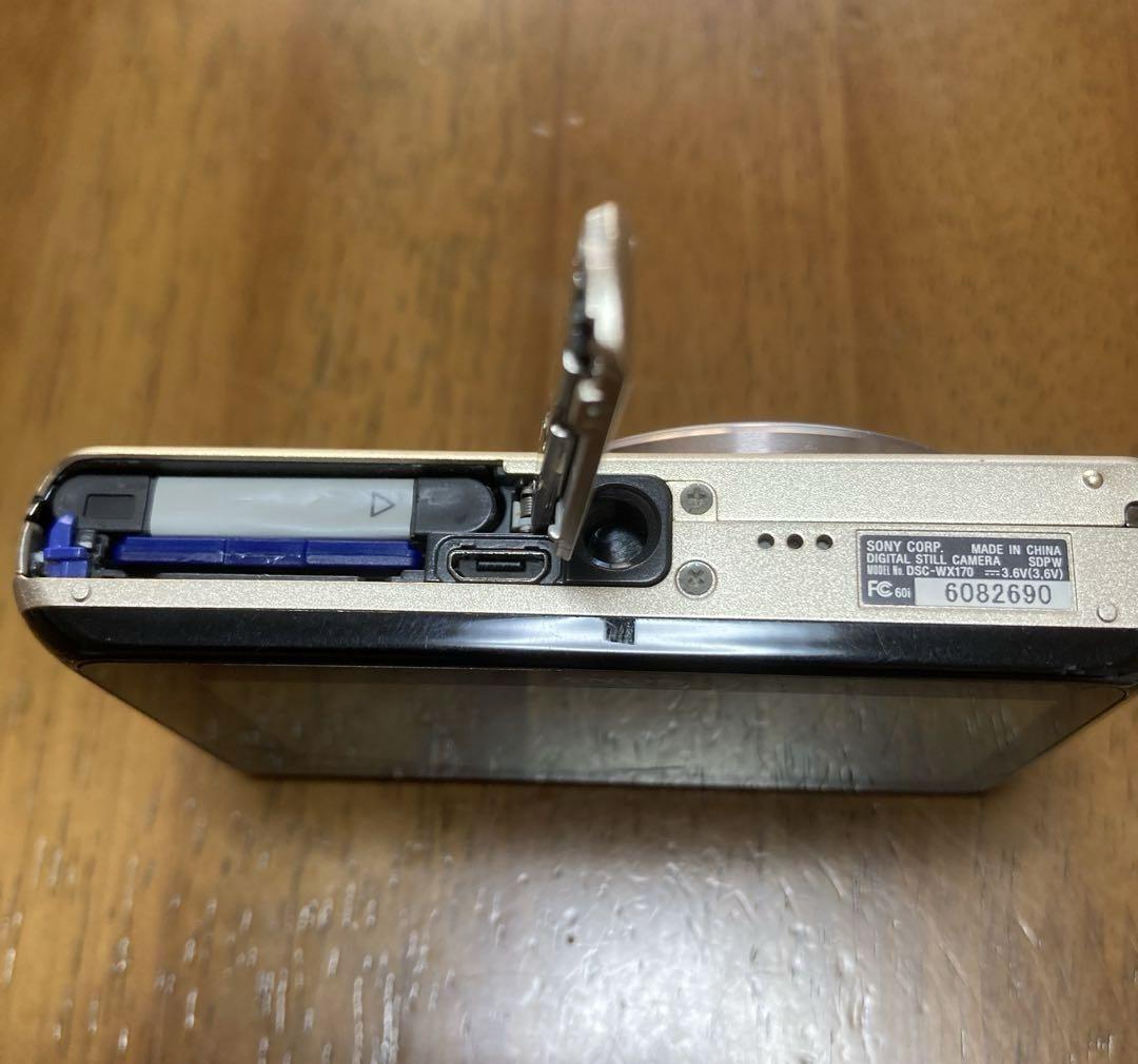 SONY Cyber-shot DSC-WX170 ゴールド　【動作確認済み】