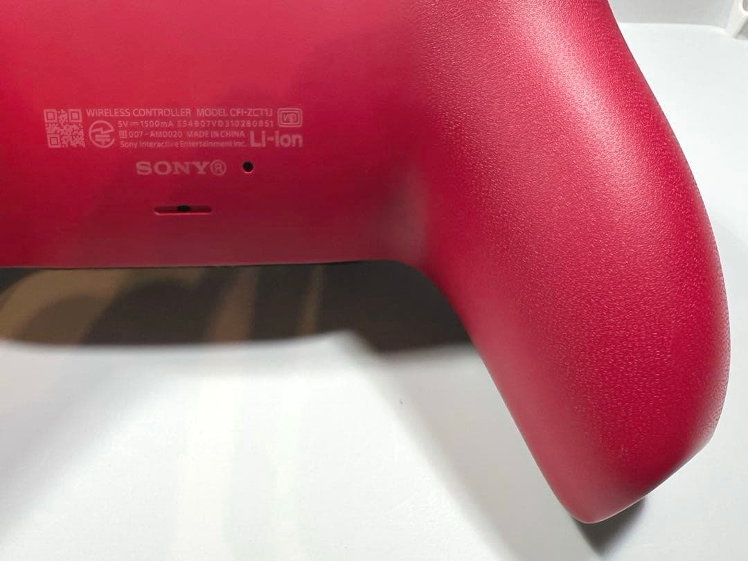 306【TMR•美品】PS5 DualSense コントローラー　レッド