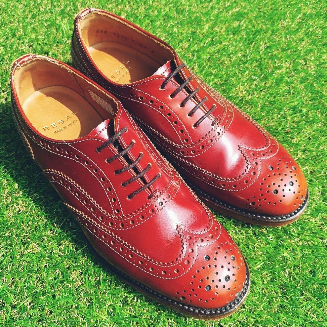 ✨定価42900円✨REGAL　F01F ウィングチップ　フルブローグ