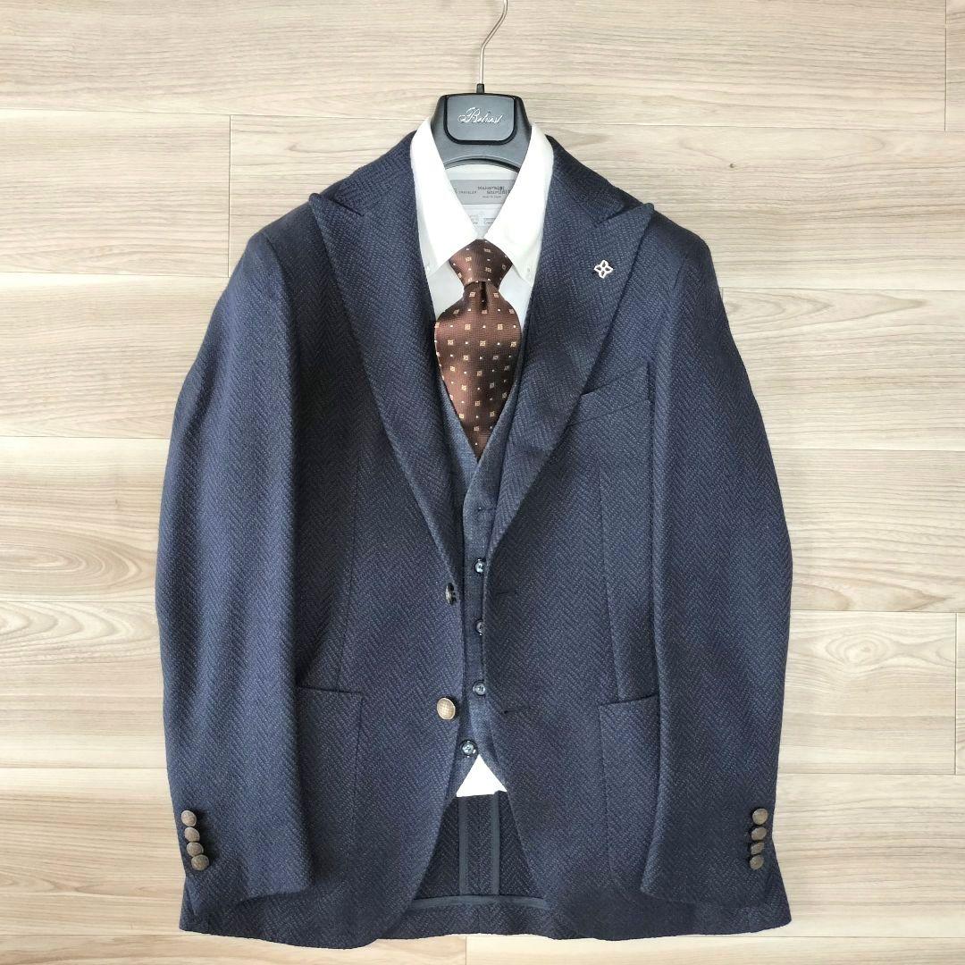 モケ様 TAGLIATORE 44 モンテカルロ 極美品 ジャケット ネイビー