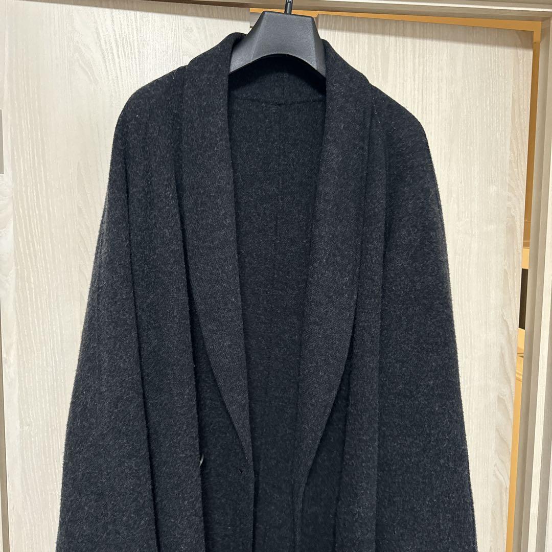 LIDNM リドム SHAWL COLLAR REVER COAT