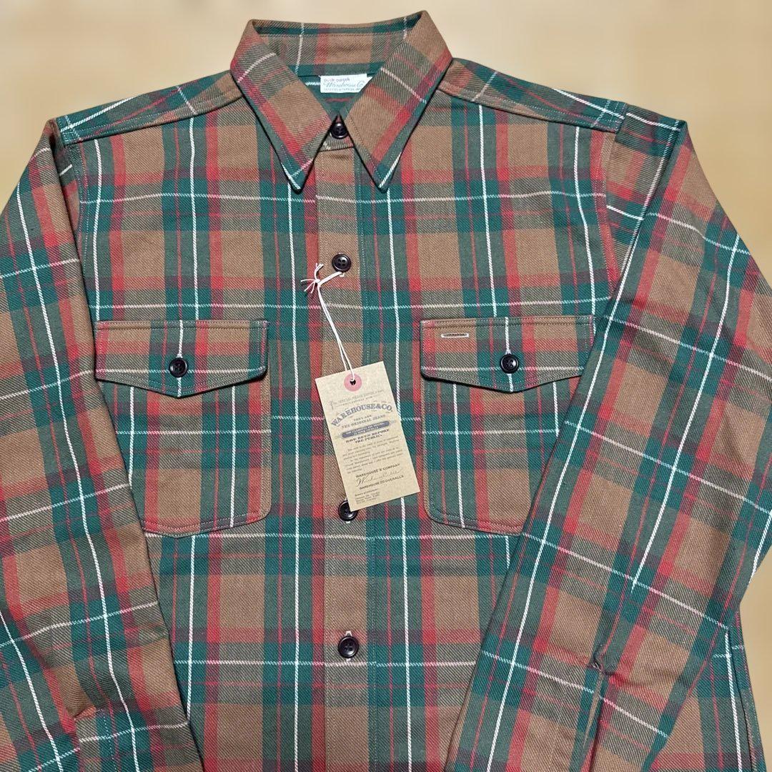 WAREHOUSE Lot 3022 FLANNEL SHIRTS G柄