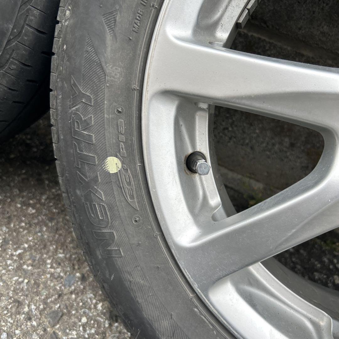 155/65R14 アルミホイールとタイヤ①２本分