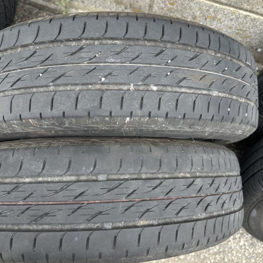 155/65R14 アルミホイールとタイヤ①２本分