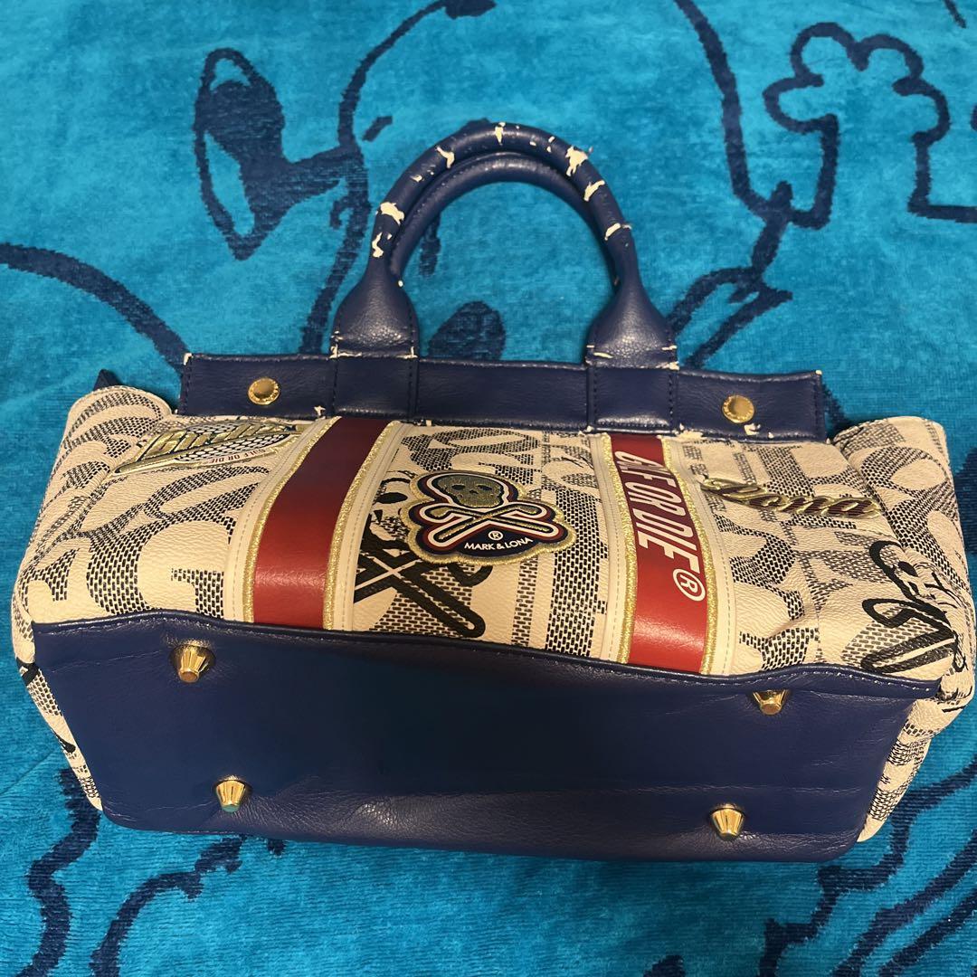 MARIK LONA カートバッグ ネイビー・ベージュ