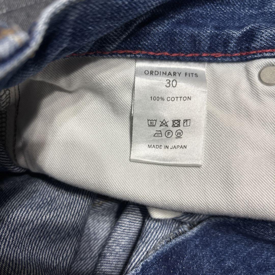 ordinary fits オーディナリーフィッツ　デニム 30インチ