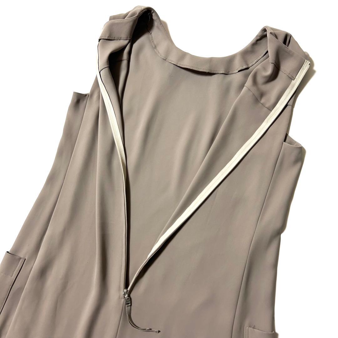 【美品】フォクシーニューヨーク ノーカラー ワンピース 襟付き 日本製 38 【美品】フォクシーニューヨーク ノーカラー ワンピース 襟付き 日本製 38