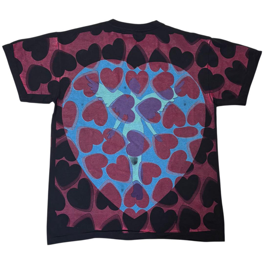 Vintage Nirvana Heart Shaped Box All Over Print Band T-shirt