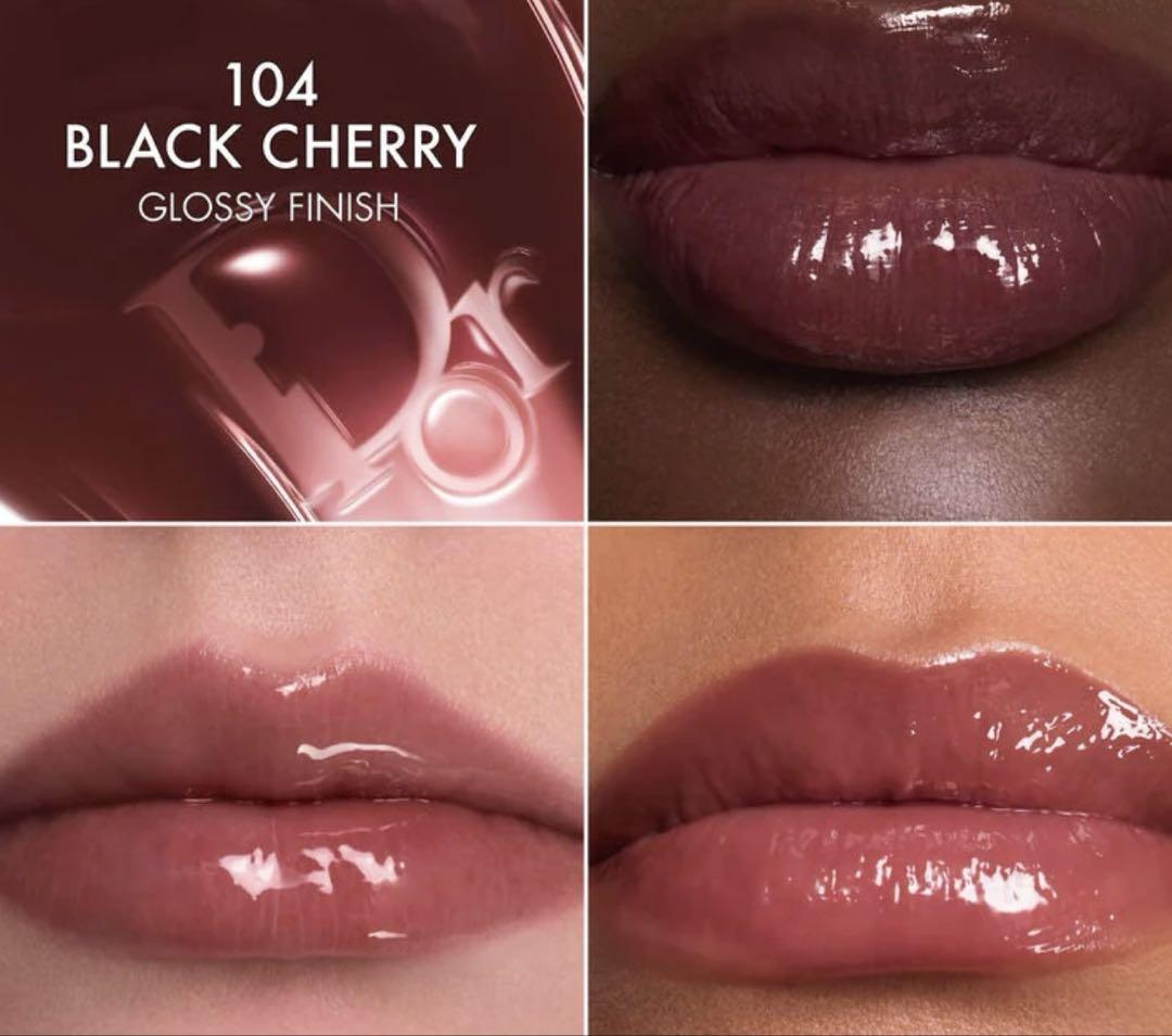 Dior リップグロウバター104 ブラックチェリー