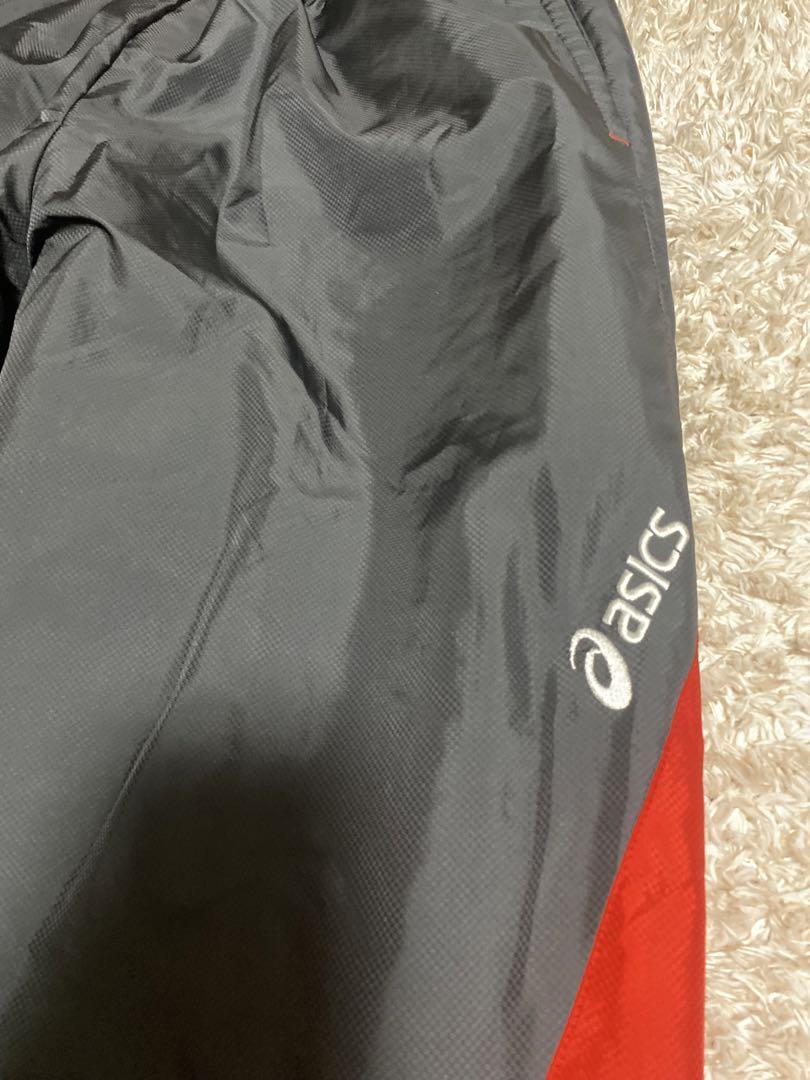 asics アシックス A77ウインドブレーカー上下セット メンズ　美品　XO