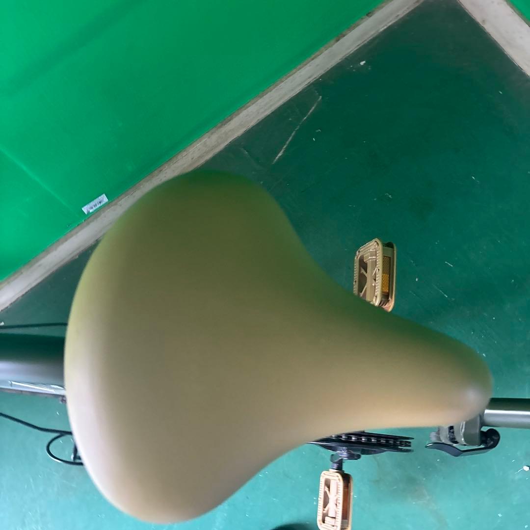 オリーブグリーン 折りたたみ自転車目立った傷や汚れなし