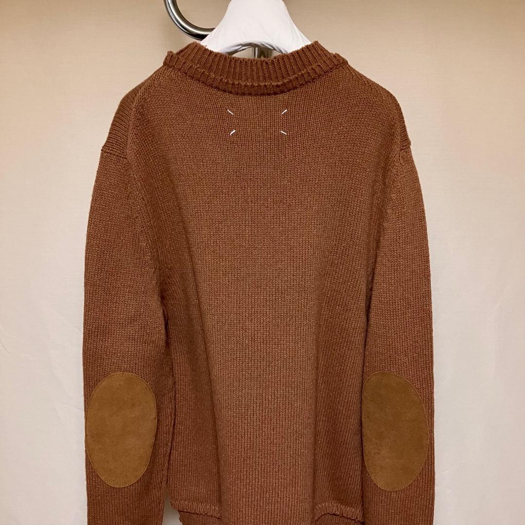 新品 XL マルジェラ 22aw エルボーパッチニット セーター 5616