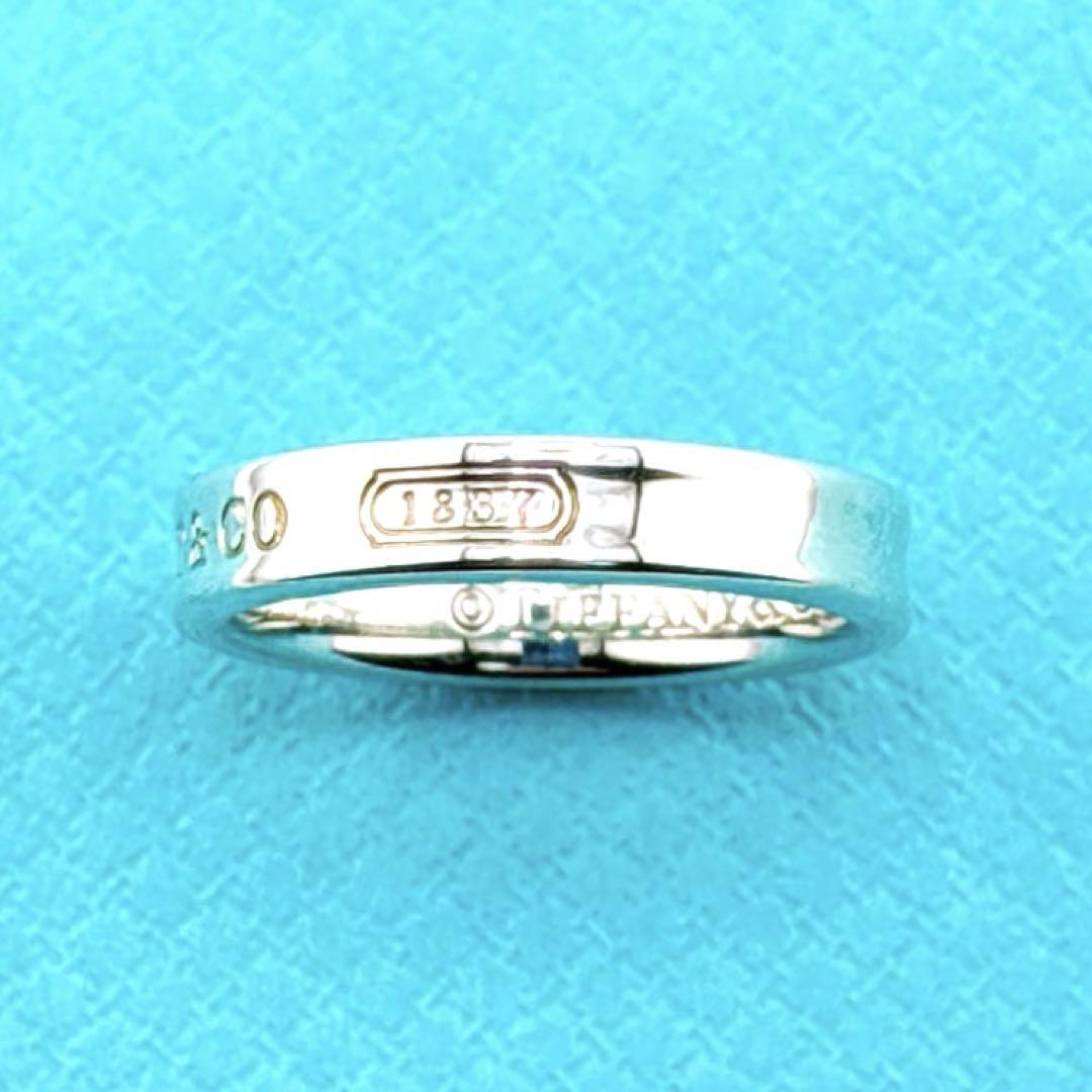 【美品】11号 Tiffany ティファニー 1837 ナロー リング 925