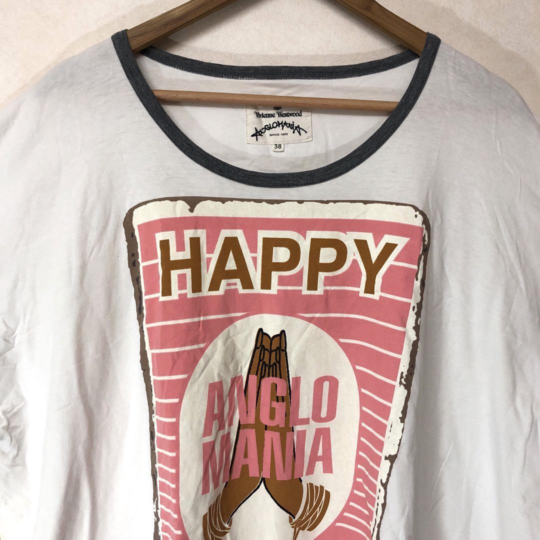 Vivienne Westwood Anglomania Big Logo Gold Orb Black T-shirt