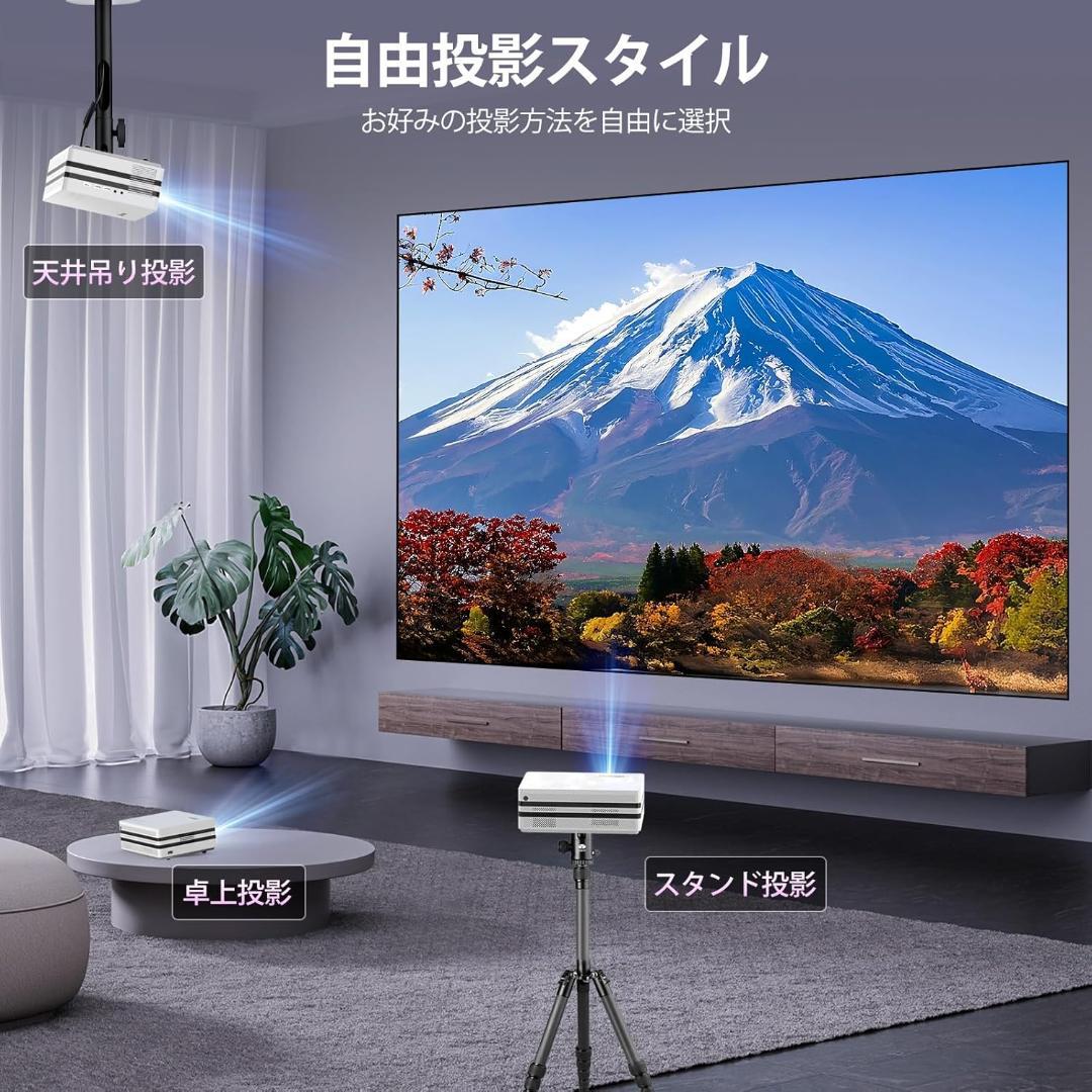 プロジェクター Netflix iSinbox 1000ANSI 1080P プロジェクター