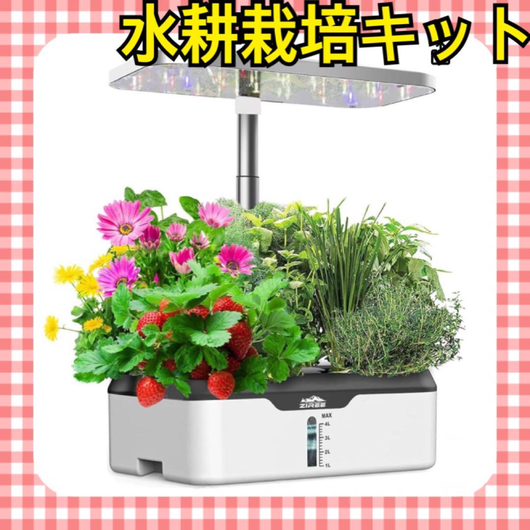 新品 水耕栽培キット 水耕栽培 セット 室内 植物育成LEDライト付き すいこう by メルカリ