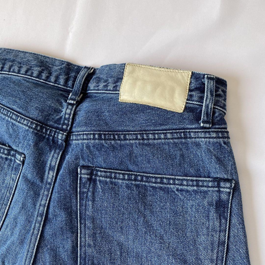LIDNM VINTAGE SLUB STRAIGHT DENIM Sサイズ