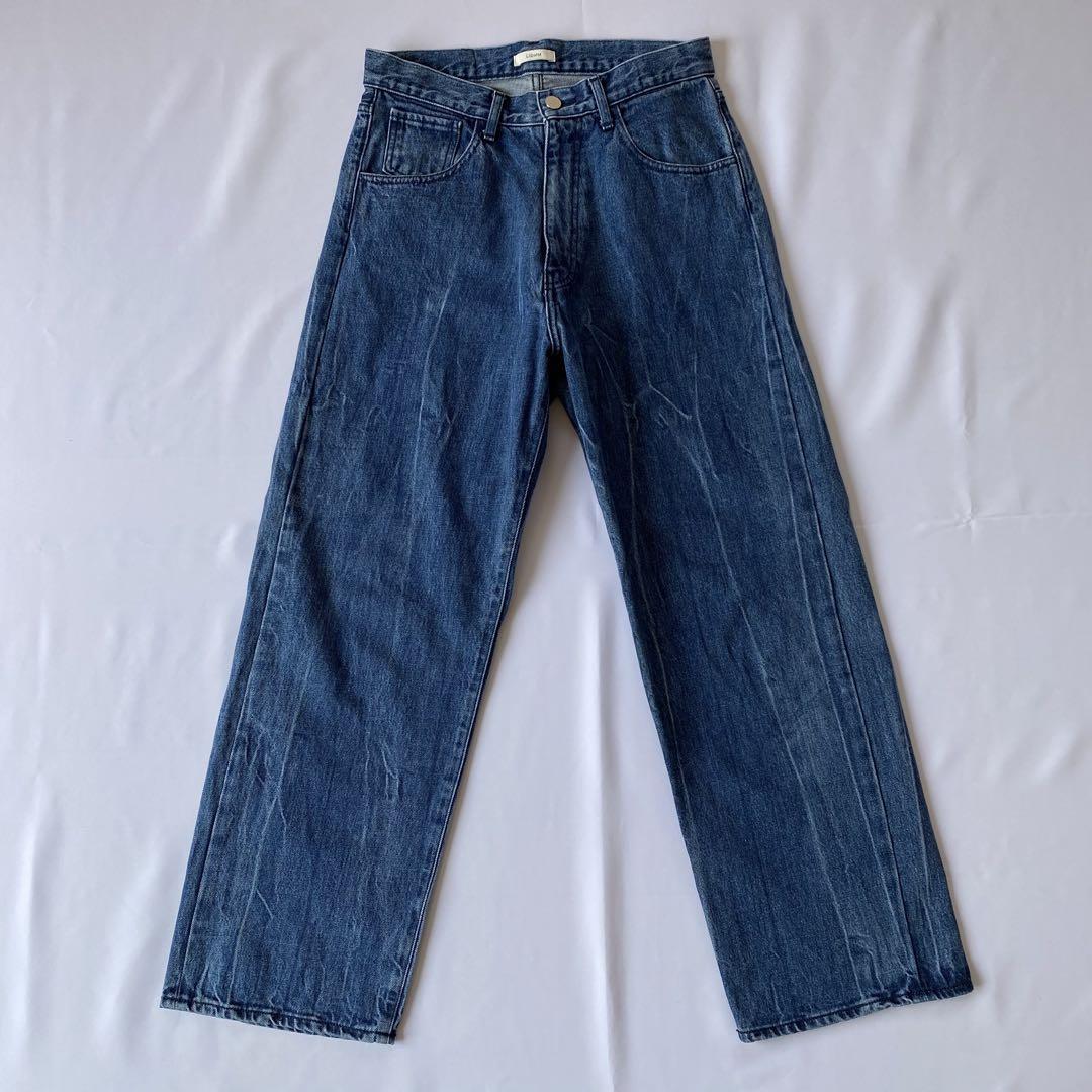 LIDNM VINTAGE SLUB STRAIGHT DENIM Sサイズ