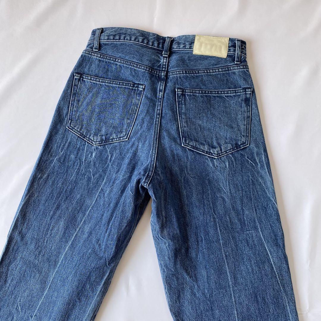 LIDNM VINTAGE SLUB STRAIGHT DENIM Sサイズ