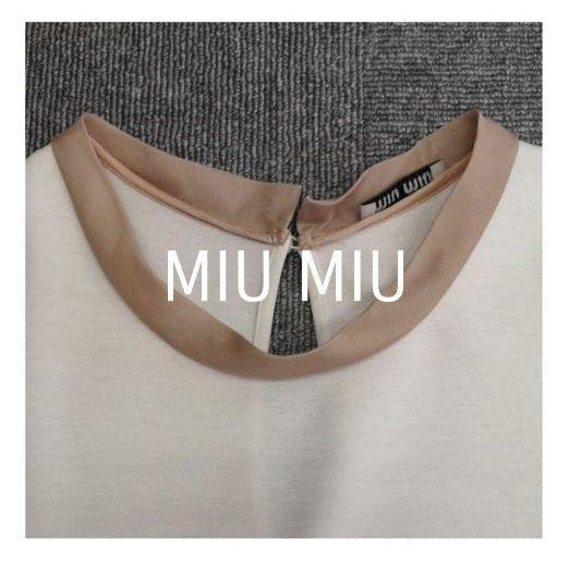 通販格安 ♡♡MIUMIU バイカラーワンピース♡♡ Gphr5-m79708651041 限定品格安