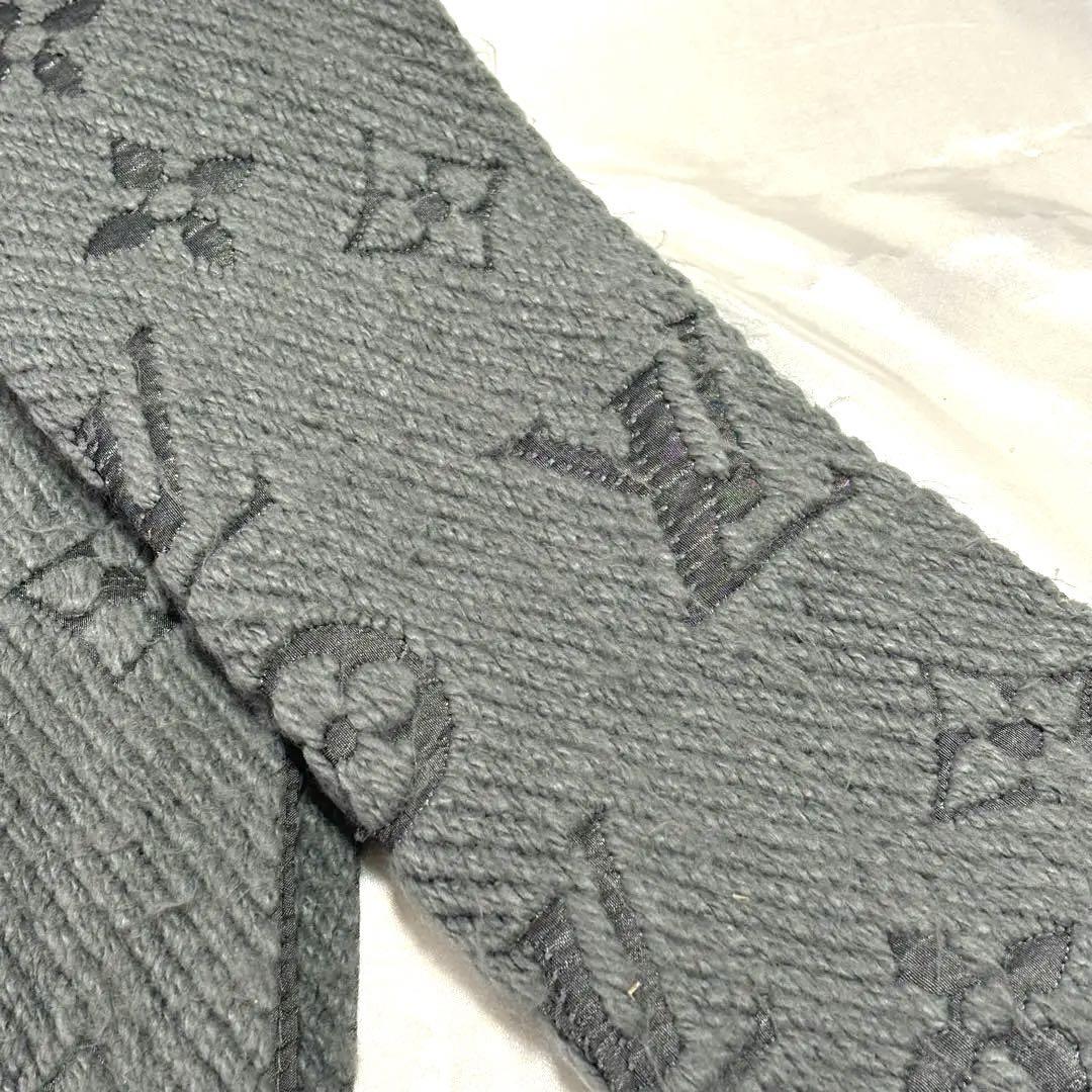 極美品　LOUIS VUITTON エシャルプロゴマニア　モノグラム　マフラー