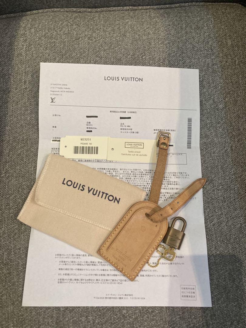 LOUIS VUITTON ルイヴィトン ぺガス 50 キャスター新品交換済み