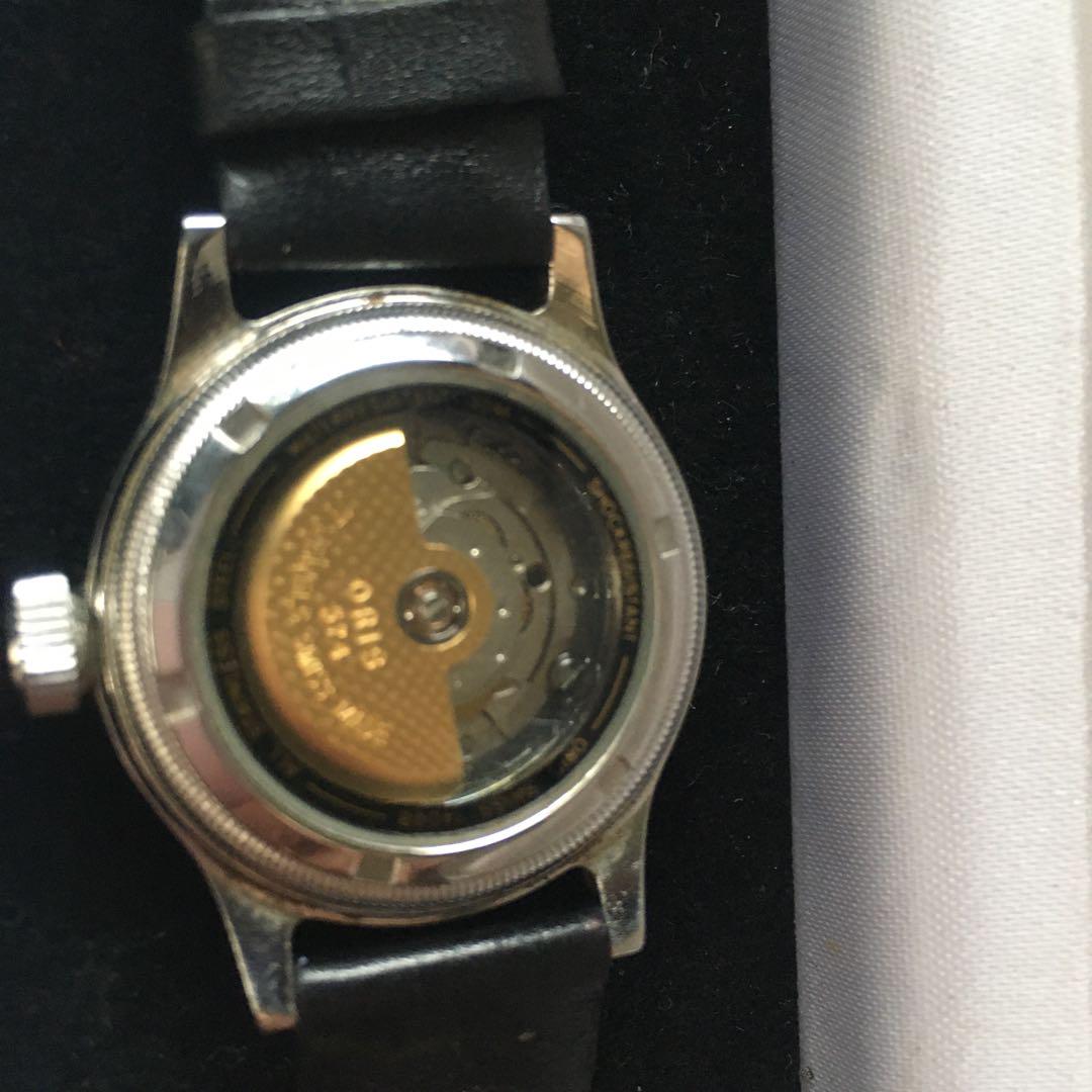 ORIS 自動巻き 腕時計 シルバー文字盤 - メルカリ