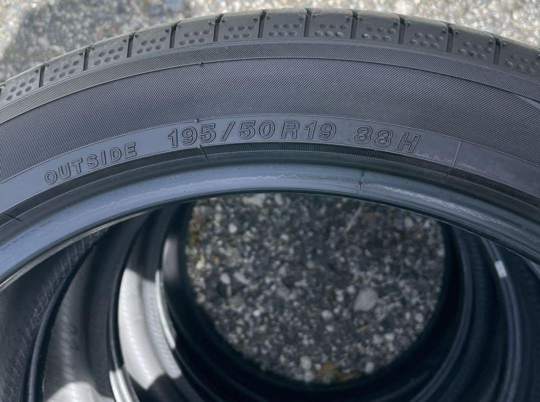 195/50R19 ヨコハマタイヤ4本　プリウス60系