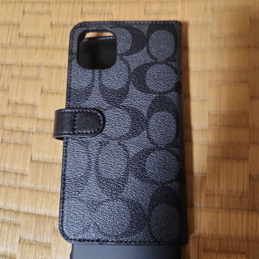 COACH　iPhone11 未使用品　ブラック　手帳型