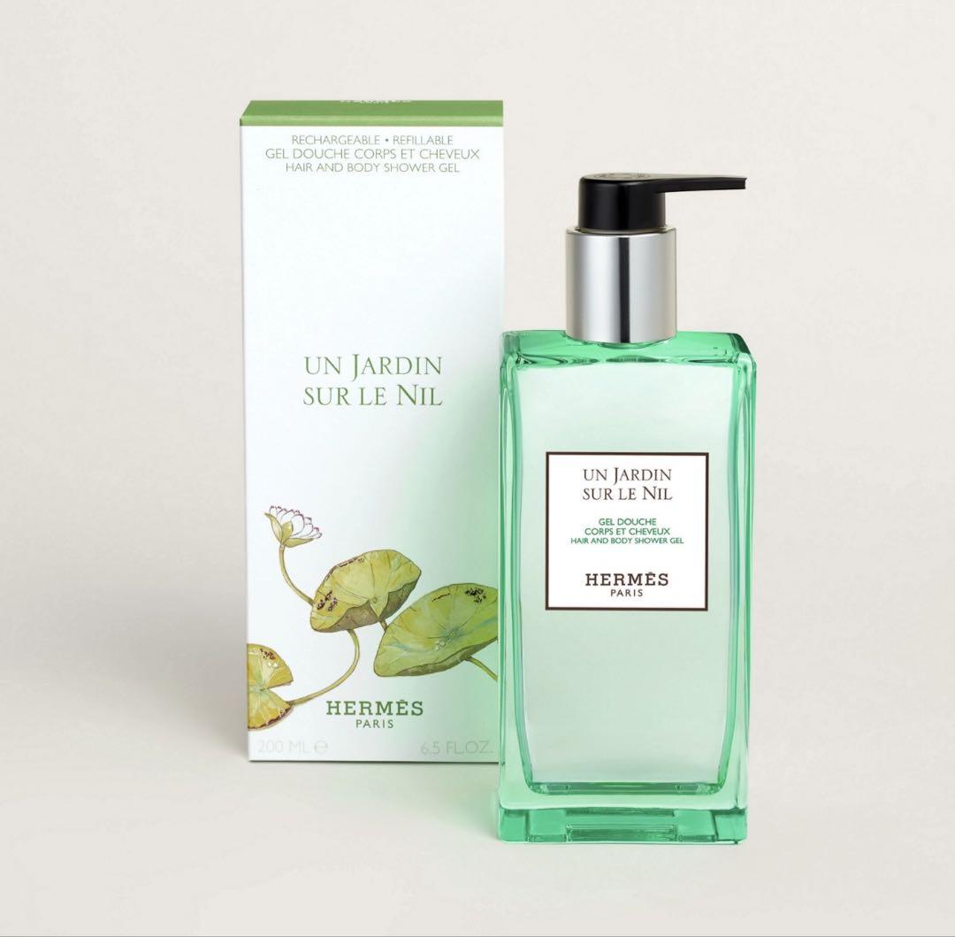 【新品】HERMES エルメス ナイルの庭 ボディシャワージェル 200ml