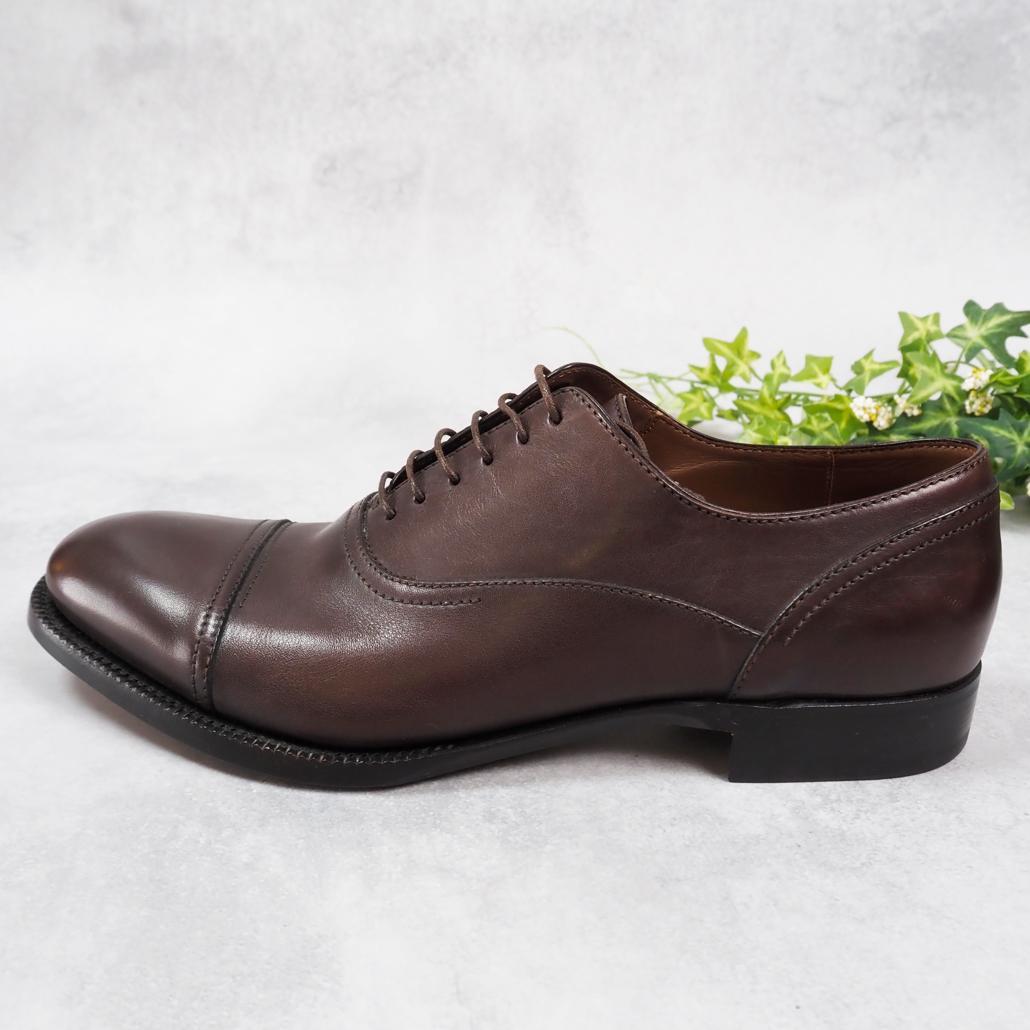 Ermenegildo Zegna COUTURE 内羽根ストレートチップ 革靴