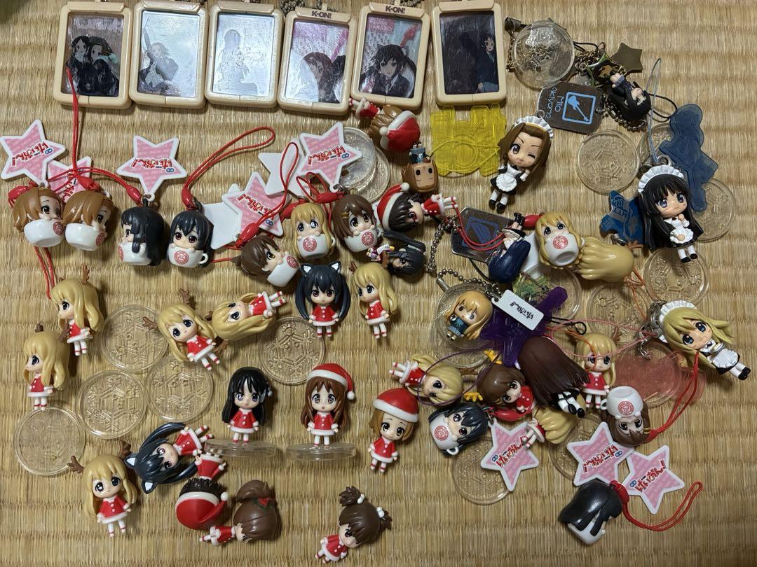 けいおん フィギュア ストラップ まとめ売り K-ON けいおん マスコットフィギュア・ストラップ グッズ8個