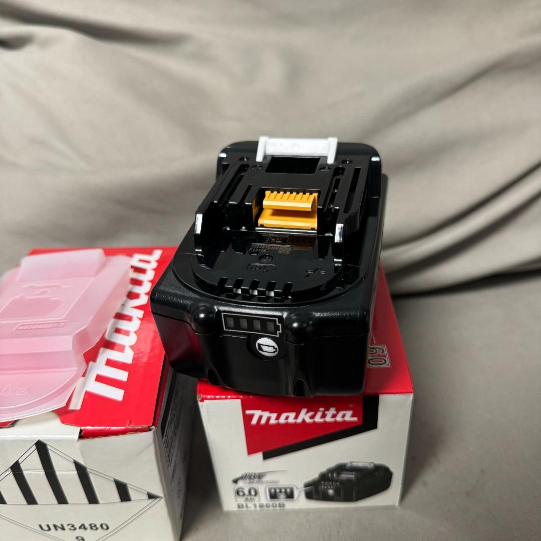 新品マキタ純正18V 6.0Ah バッテリー BL1860B 新品マキタ純正18V 6.0Ah バッテリー BL1860B