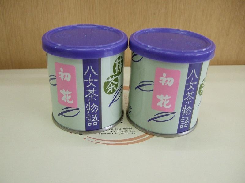 八女抹茶 初花30g缶×２個　新品未開封