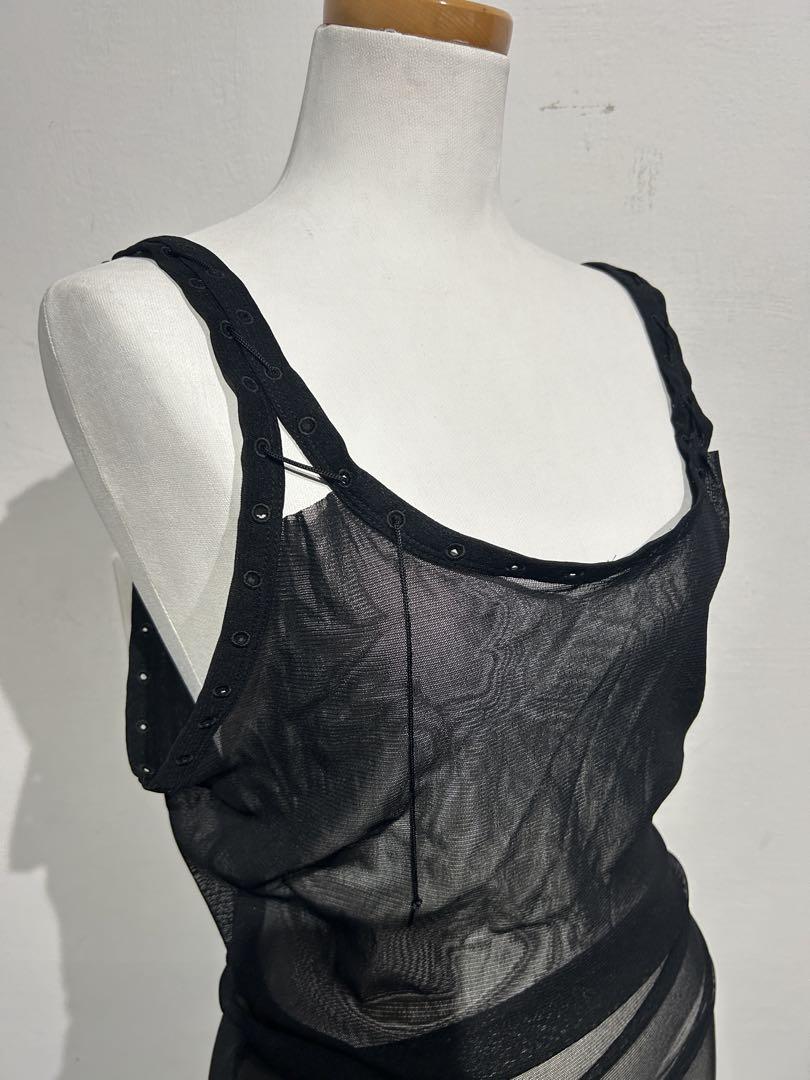 勒*様 jeanpaul gaultier ゴルチェ　パワーネット　キャミソール ジャンポールゴルチエ ファムJean Paul GAULTIER FEMME バイ