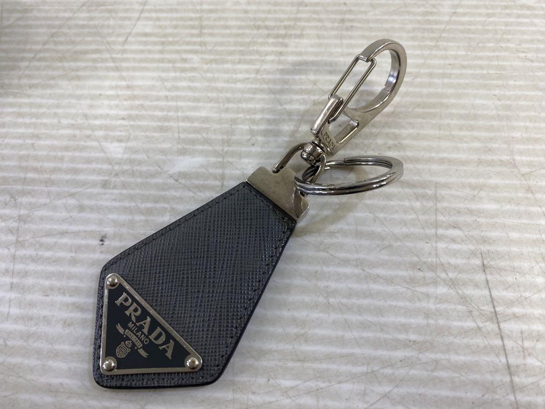 PRADA プラダ 2PP041 サフィアーノレザー キーリング キーホルダー