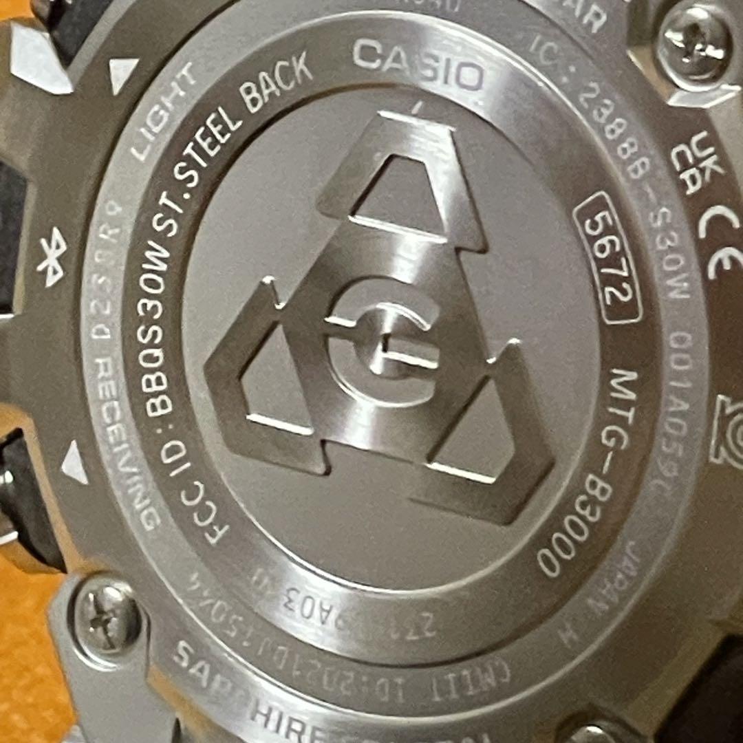 美品 G-SHOCK MTG-B3000D-1A9JF 換えバンド 付き 画像5