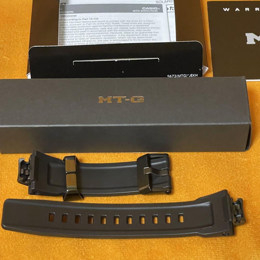 美品 G-SHOCK MTG-B3000D-1A9JF 換えバンド 付き 画像9