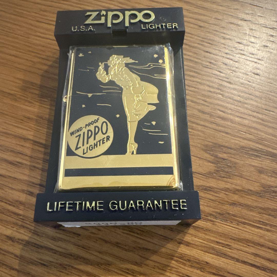 ZIPPOライターセット（金色・銀色）